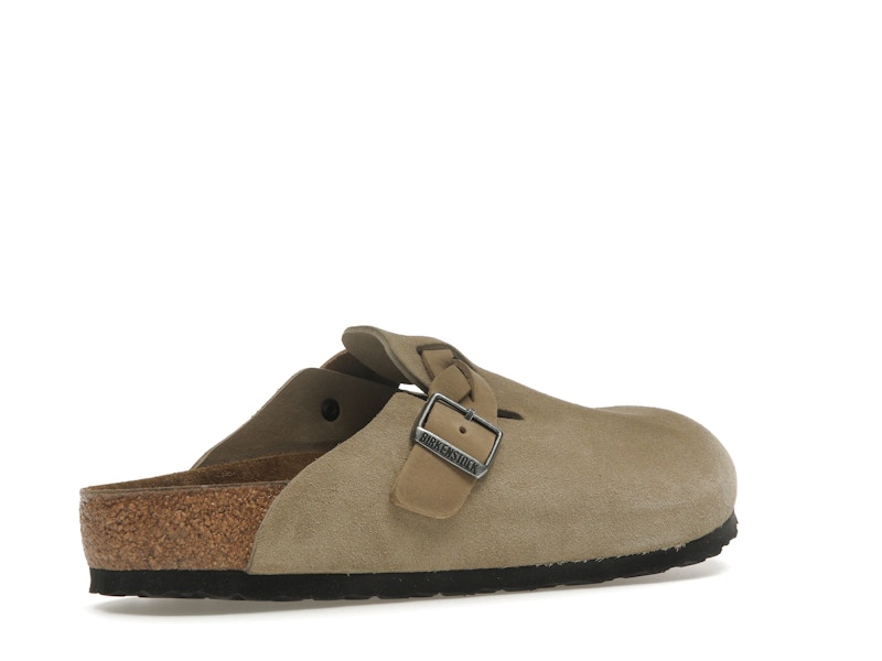 Birkenstock Boston Braided Suede Taupe