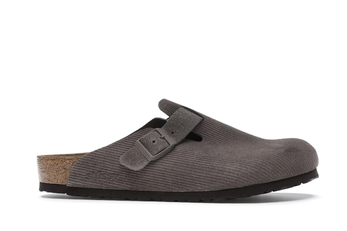 Birkenstock Boston Clogs Stussy Anthracite