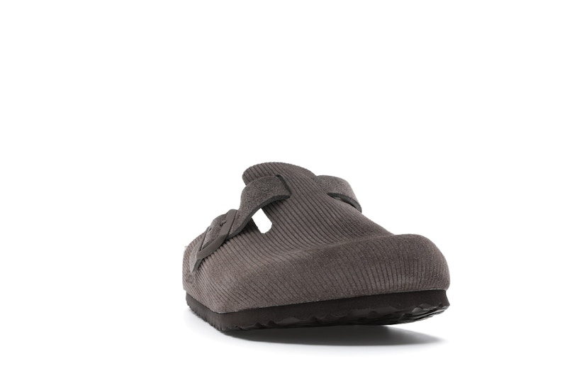 Birkenstock Boston Clogs Stussy Anthracite