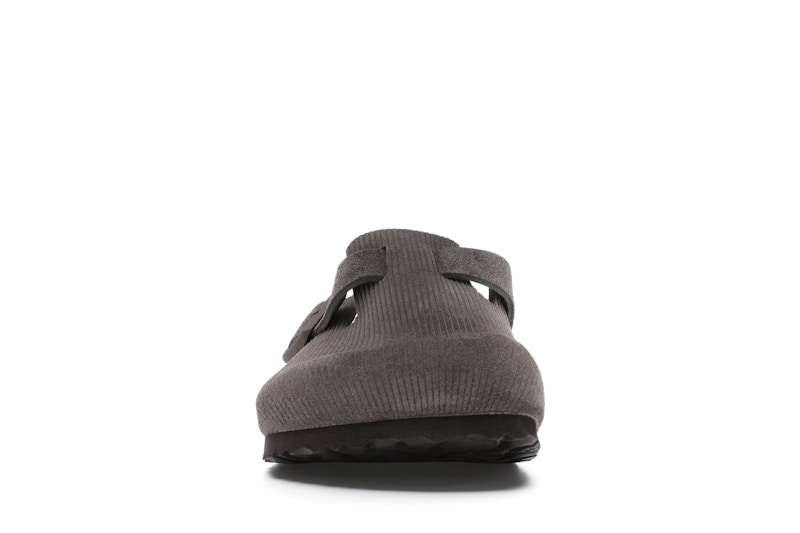 Birkenstock Boston Clogs Stussy Anthracite