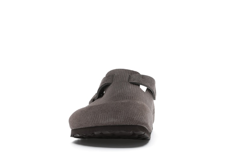 Birkenstock Boston Clogs Stussy Anthracite