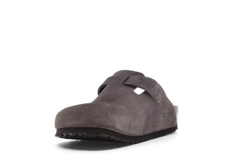 Birkenstock Boston Clogs Stussy Anthracite