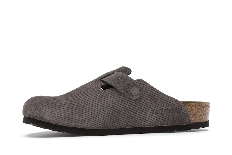 Birkenstock Boston Clogs Stussy Anthracite