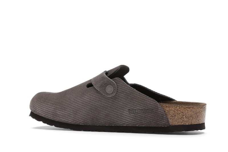 Birkenstock Boston Clogs Stussy Anthracite