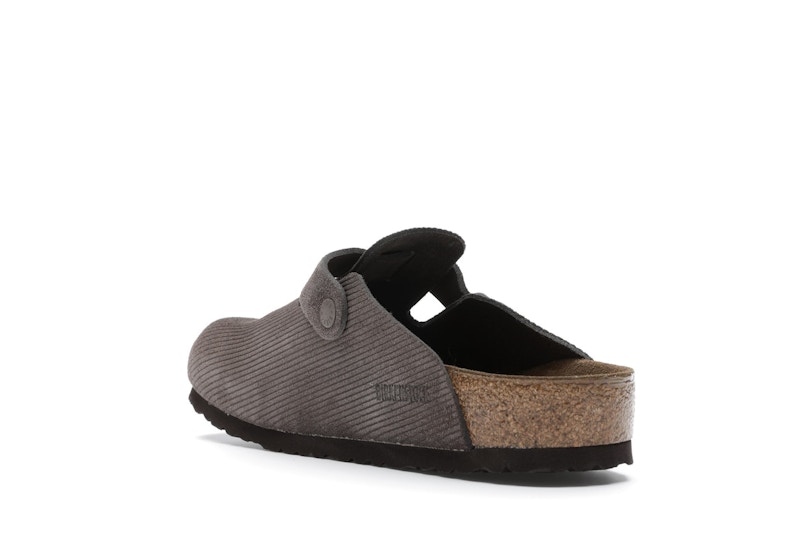 Birkenstock Boston Clogs Stussy Anthracite