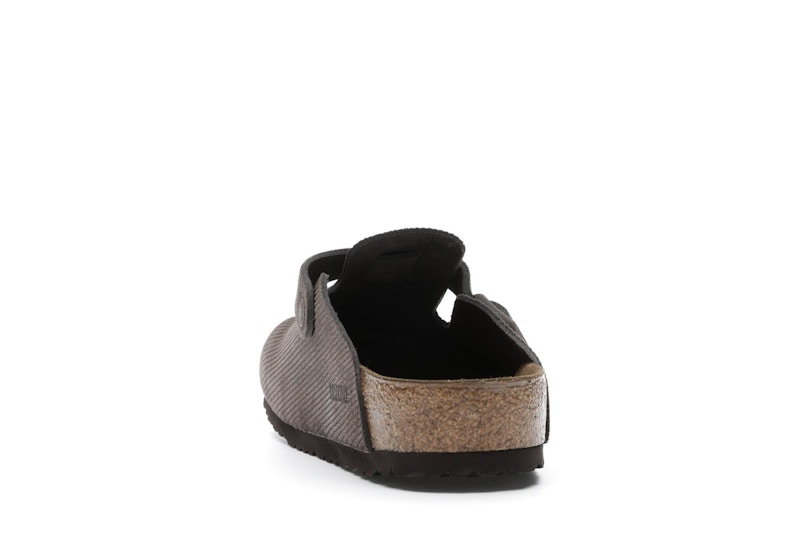 Birkenstock Boston Clogs Stussy Anthracite