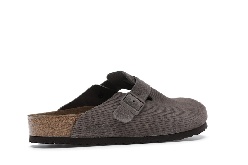 Birkenstock Boston Clogs Stussy Anthracite