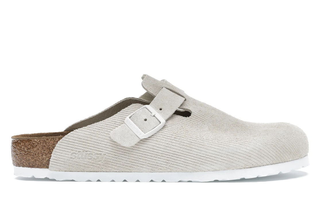Birkenstock Boston Clogs Stussy Bone