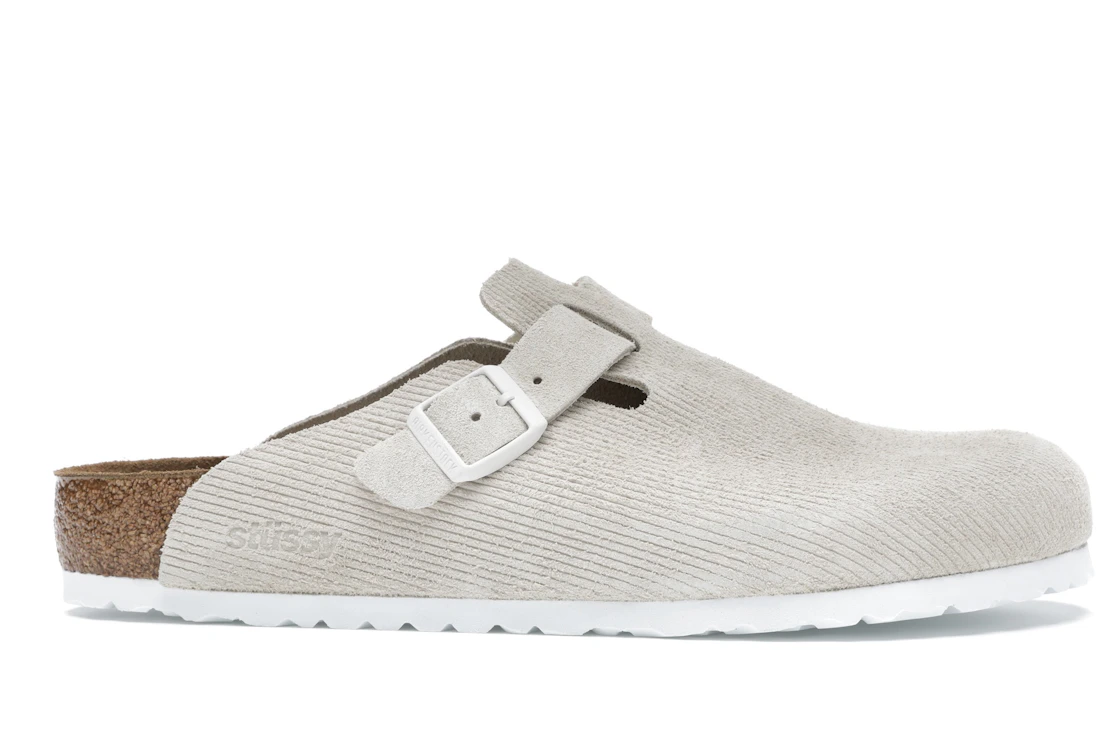 Birkenstock Boston Clogs Stussy Bone