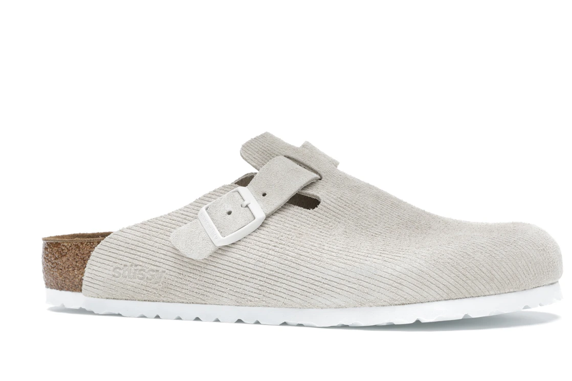 Birkenstock Boston Clogs Stussy Bone
