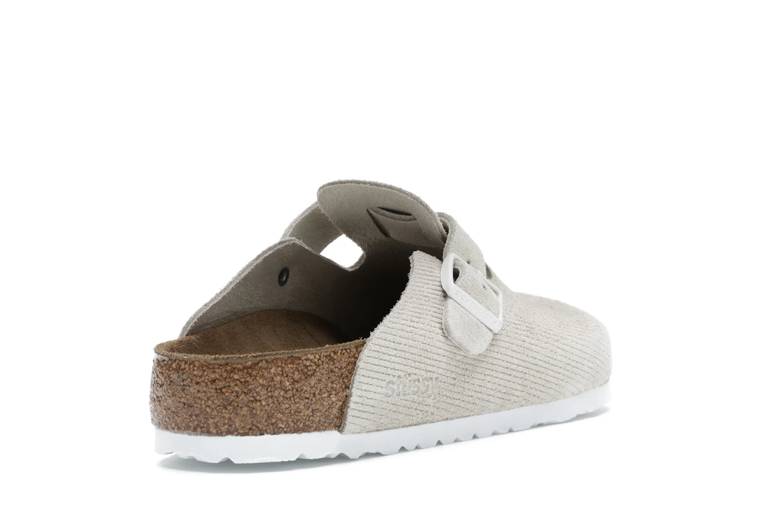 Birkenstock Boston Clogs Stussy Bone