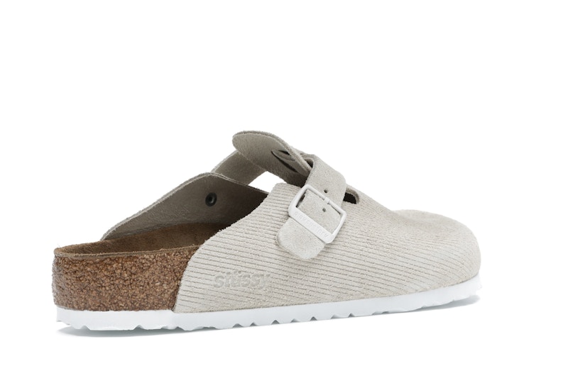 Birkenstock Boston Clogs Stussy Bone