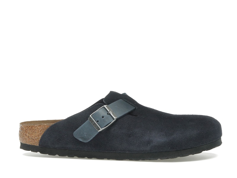 Birkenstock Boston Mixed Leather Midnight