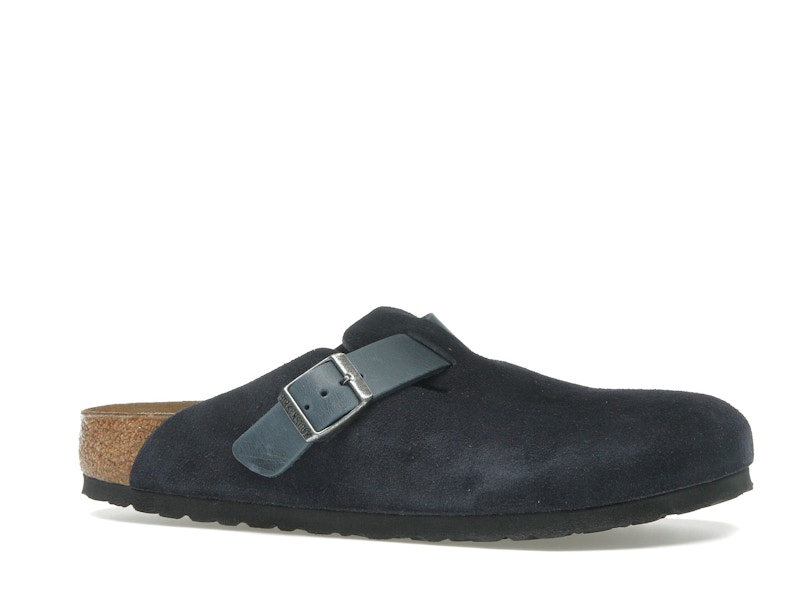 Birkenstock Boston Mixed Leather Midnight