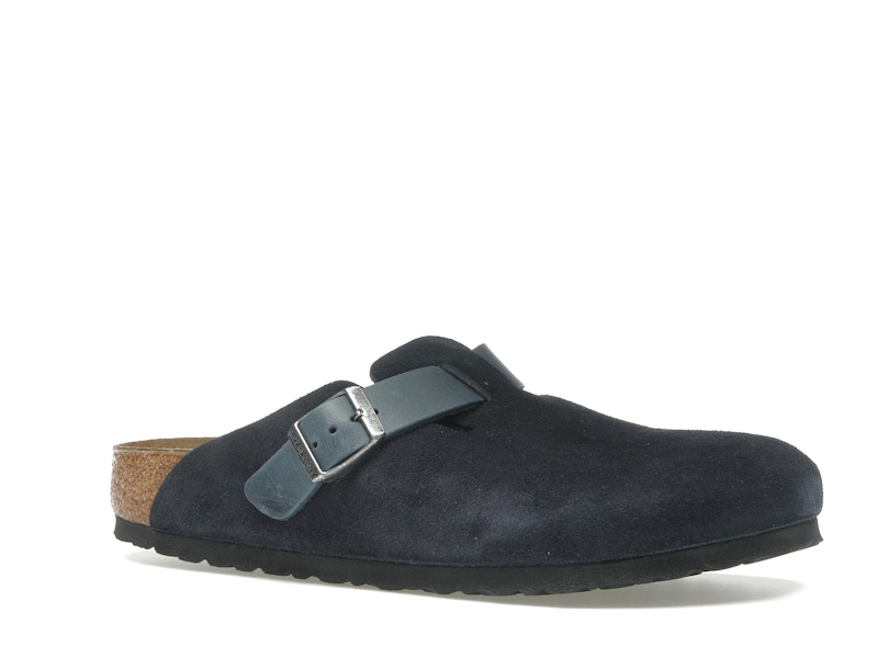 Birkenstock Boston Mixed Leather Midnight