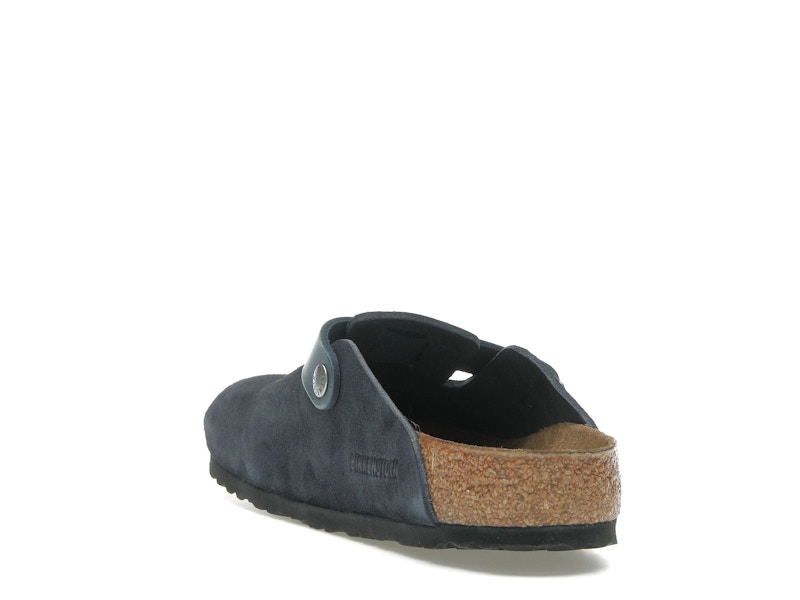 Birkenstock Boston Mixed Leather Midnight