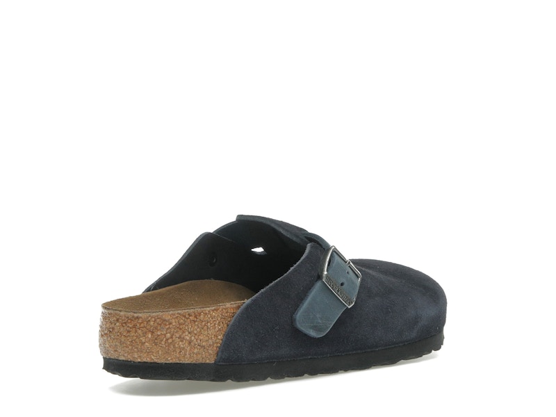 Birkenstock Boston Mixed Leather Midnight