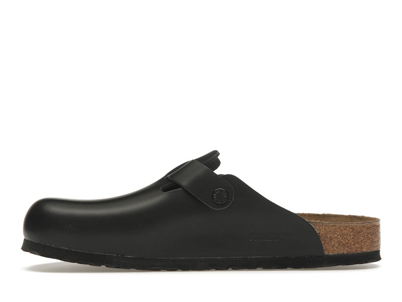 Birkenstock Boston Natural Leather Black