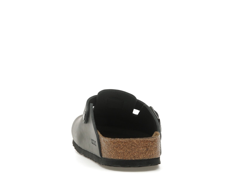 Birkenstock Boston Natural Leather Black