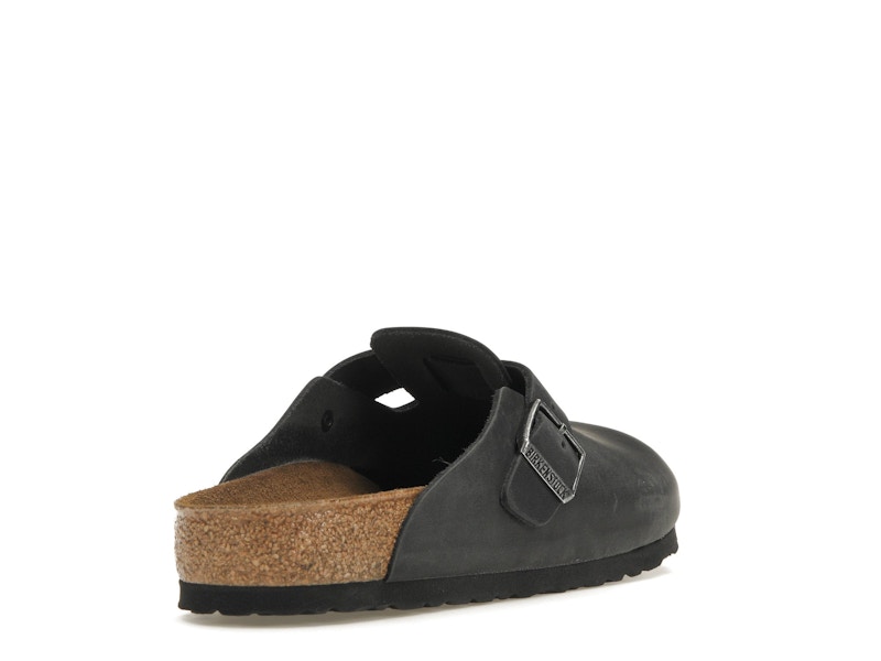 Birkenstock Boston Oiled Leather Black