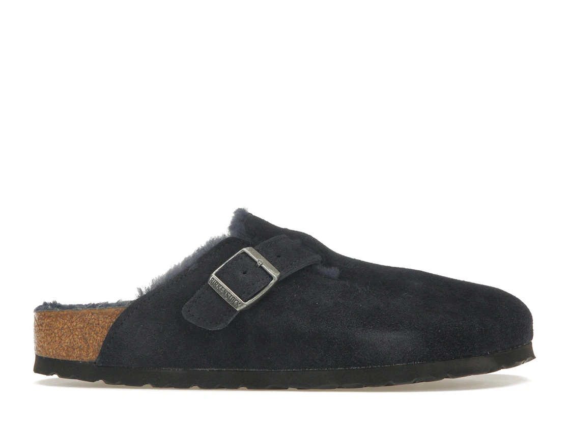 Birkenstock Boston Shearling Suede Midnight