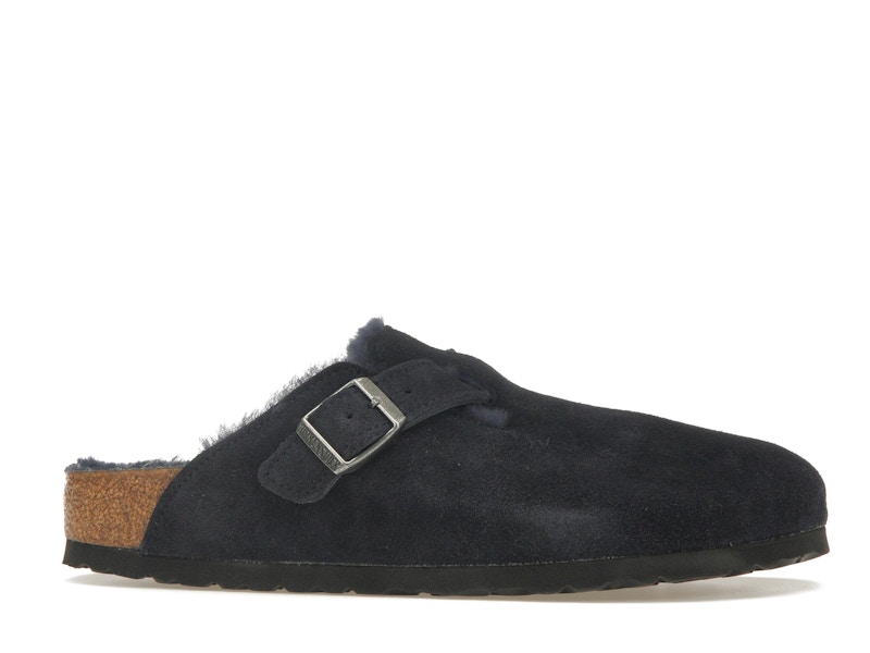 Birkenstock Boston Shearling Suede Midnight