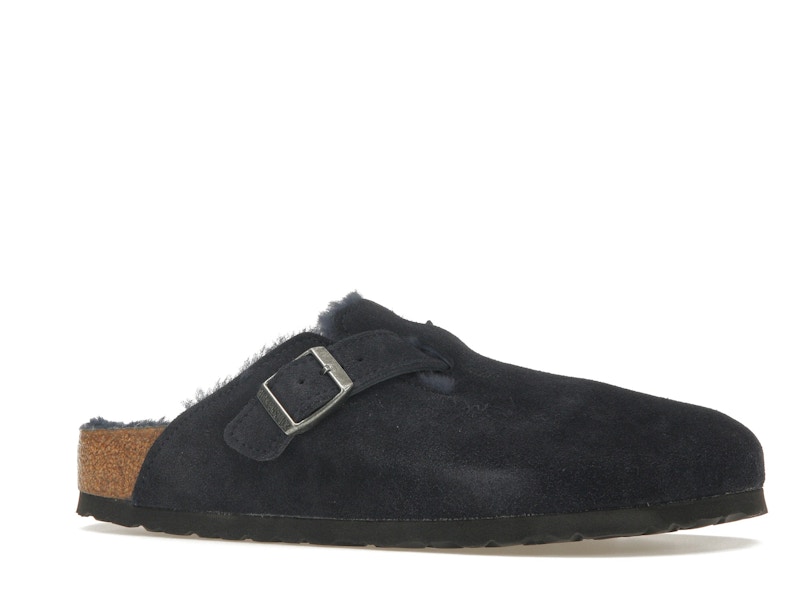 Birkenstock Boston Shearling Suede Midnight
