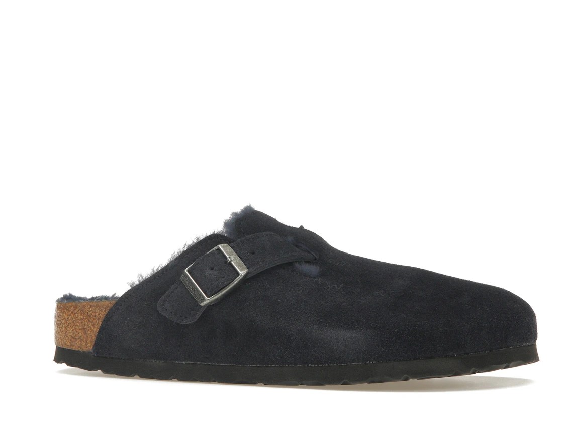 Birkenstock Boston Shearling Suede Midnight