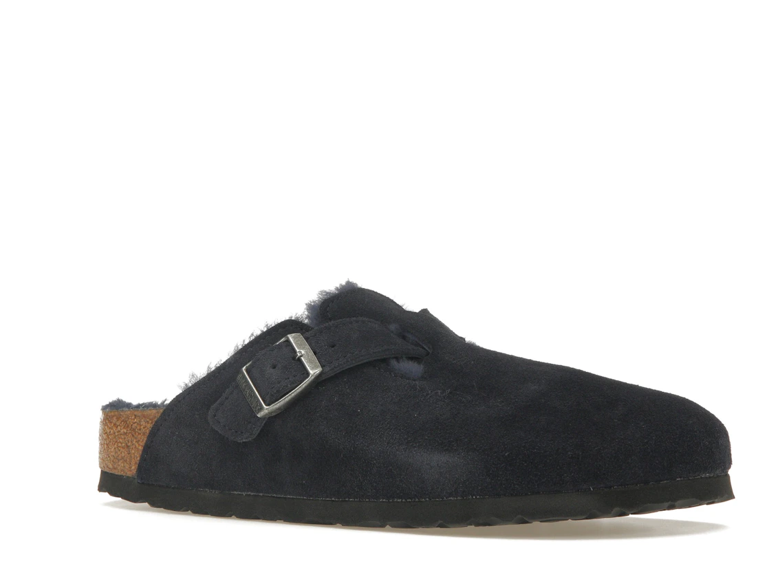 Birkenstock Boston Shearling Suede Midnight