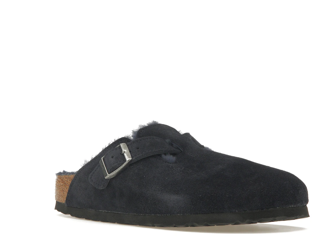 Birkenstock Boston Shearling Suede Midnight