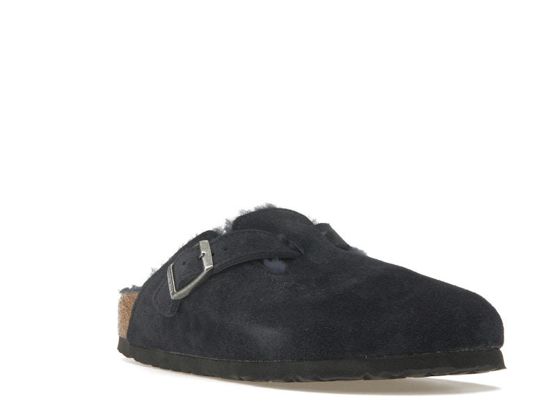 Birkenstock Boston Shearling Suede Midnight