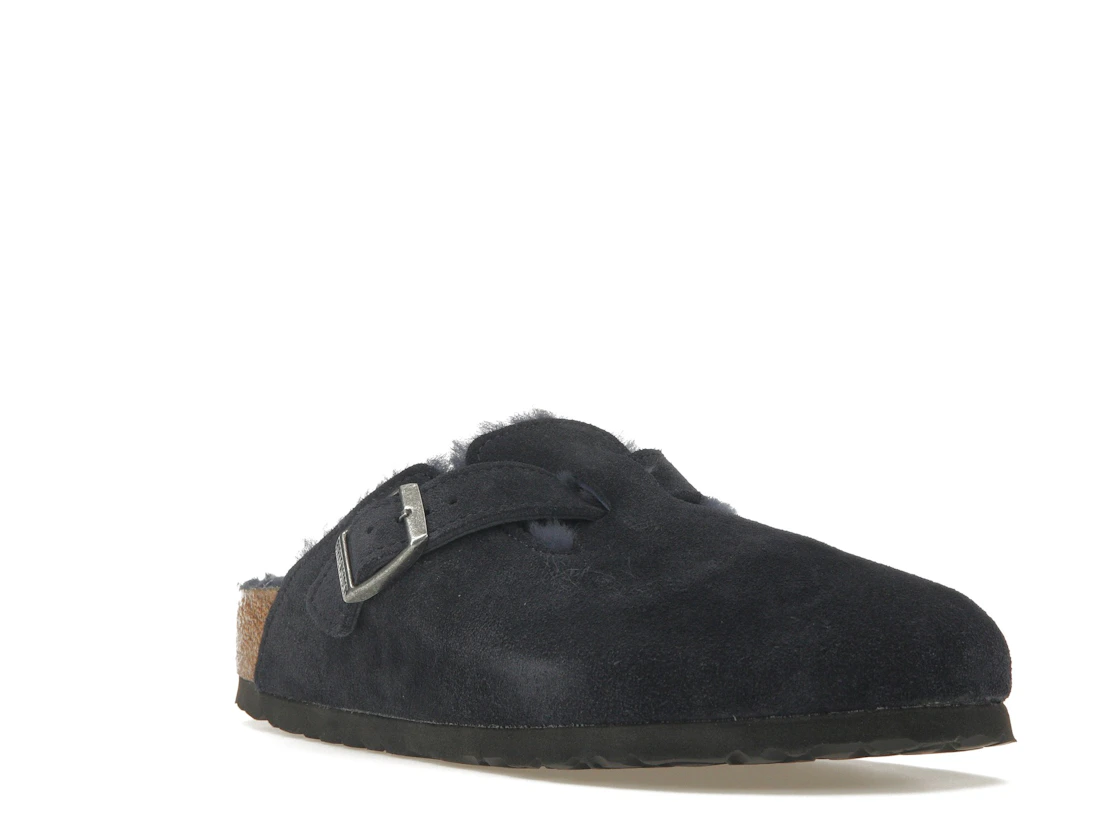 Birkenstock Boston Shearling Suede Midnight