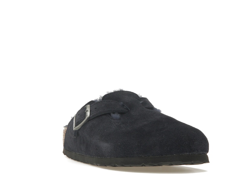 Birkenstock Boston Shearling Suede Midnight
