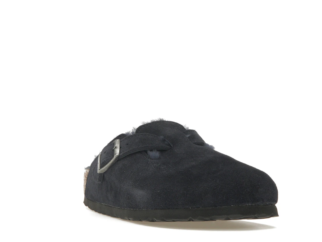 Birkenstock Boston Shearling Suede Midnight