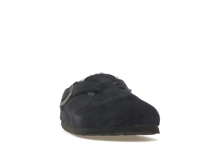 Birkenstock Boston Shearling Suede Midnight