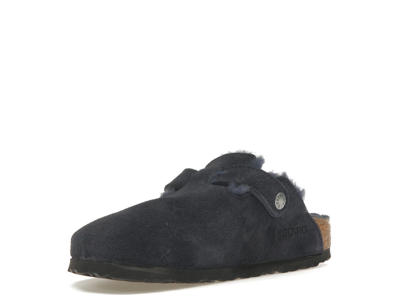 Birkenstock Boston Shearling Suede Midnight