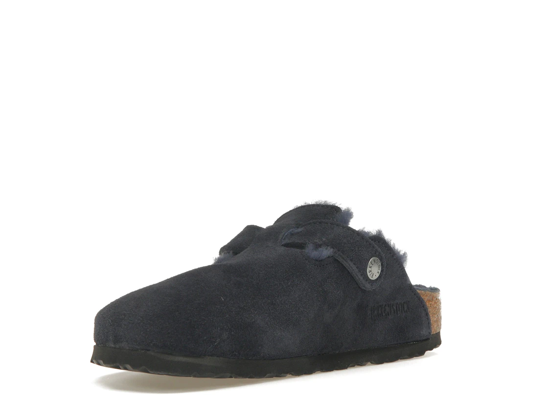 Birkenstock Boston Shearling Suede Midnight
