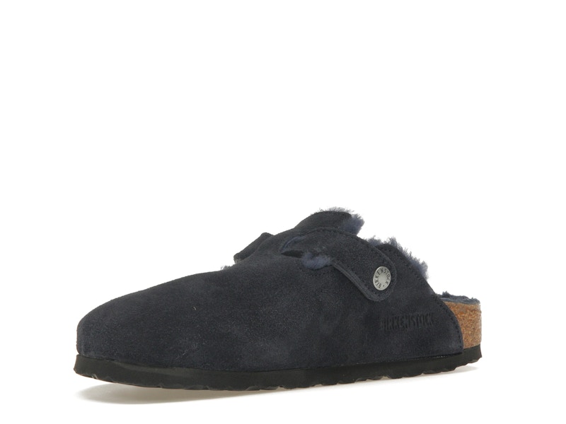 Birkenstock Boston Shearling Suede Midnight
