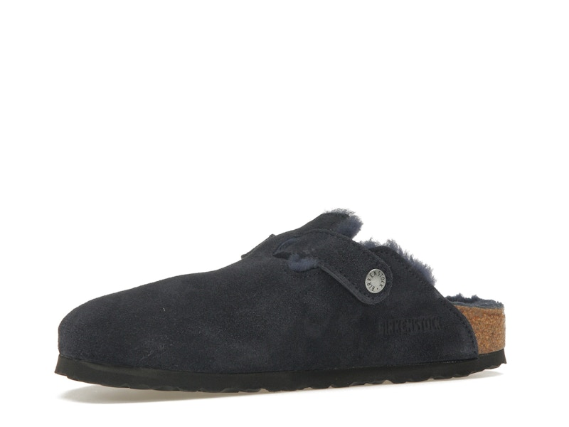 Birkenstock Boston Shearling Suede Midnight