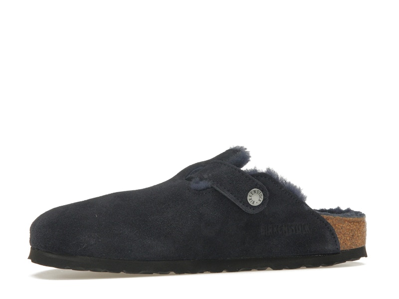 Birkenstock Boston Shearling Suede Midnight