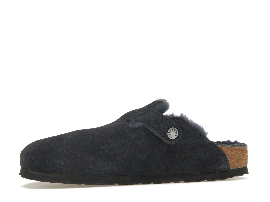 Birkenstock Boston Shearling Suede Midnight