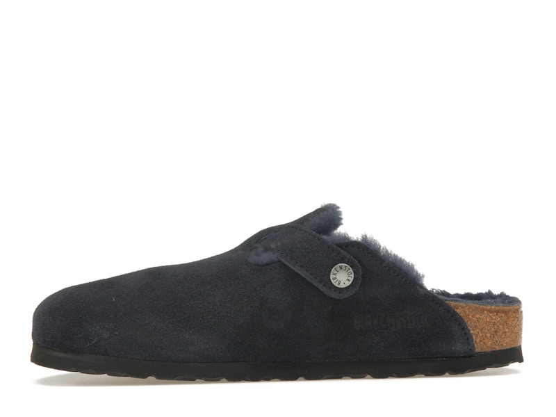 Birkenstock Boston Shearling Suede Midnight