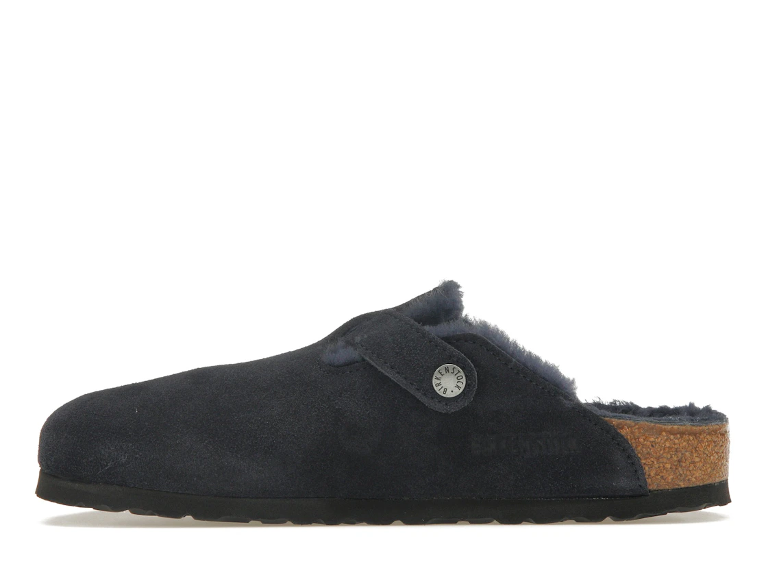 Birkenstock Boston Shearling Suede Midnight