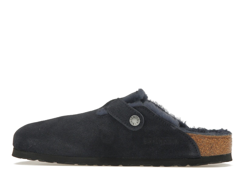 Birkenstock Boston Shearling Suede Midnight