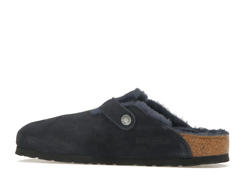 Birkenstock Boston Shearling Suede Midnight