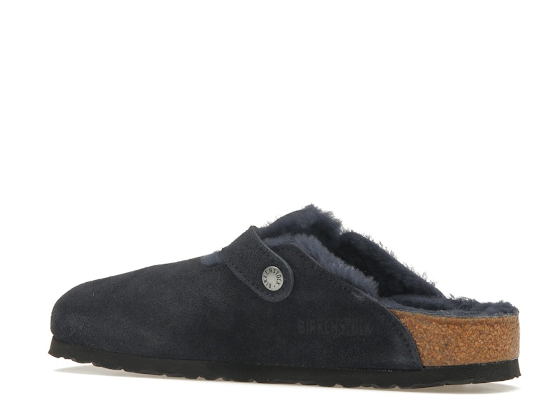 Birkenstock Boston Shearling Suede Midnight