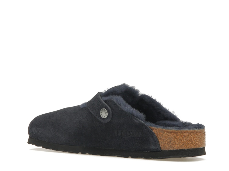 Birkenstock Boston Shearling Suede Midnight