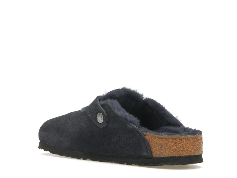Birkenstock Boston Shearling Suede Midnight