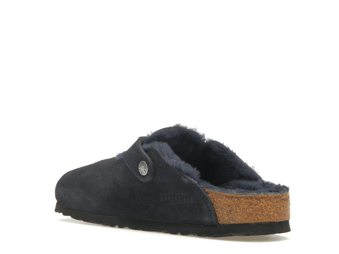 Birkenstock Boston Shearling Suede Midnight