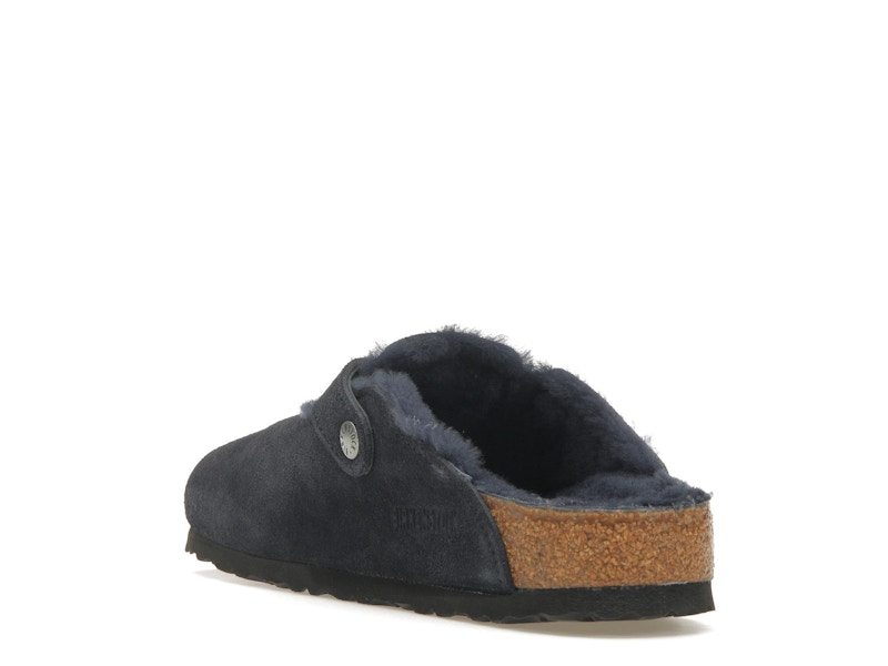 Birkenstock Boston Shearling Suede Midnight
